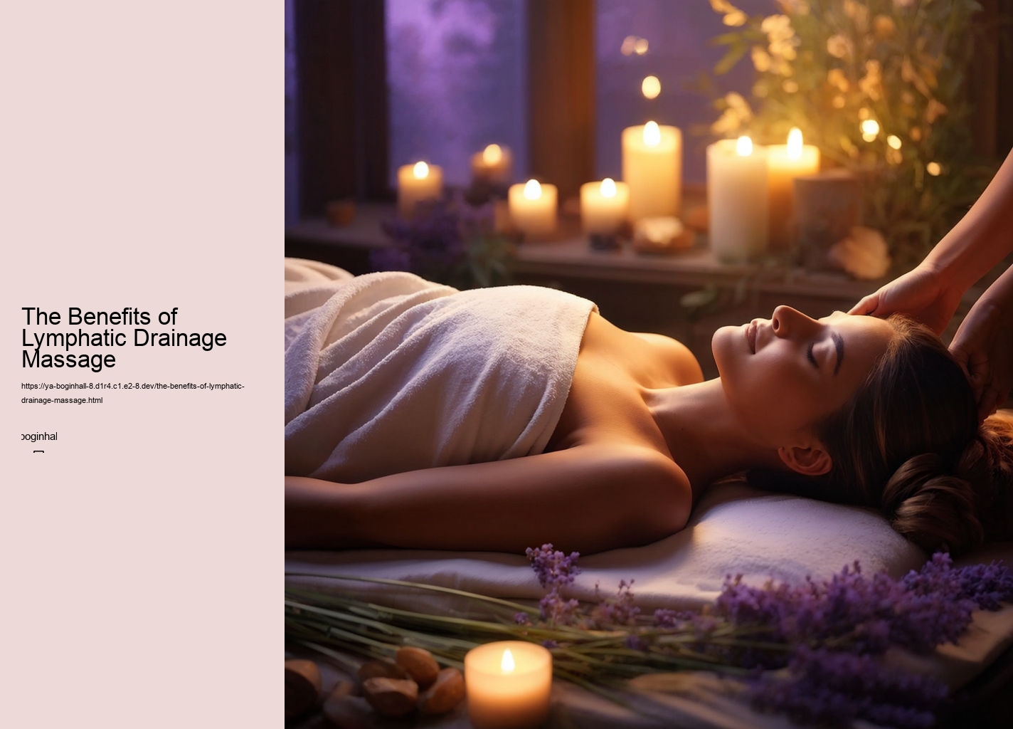 The Benefits of Lymphatic Drainage Massage